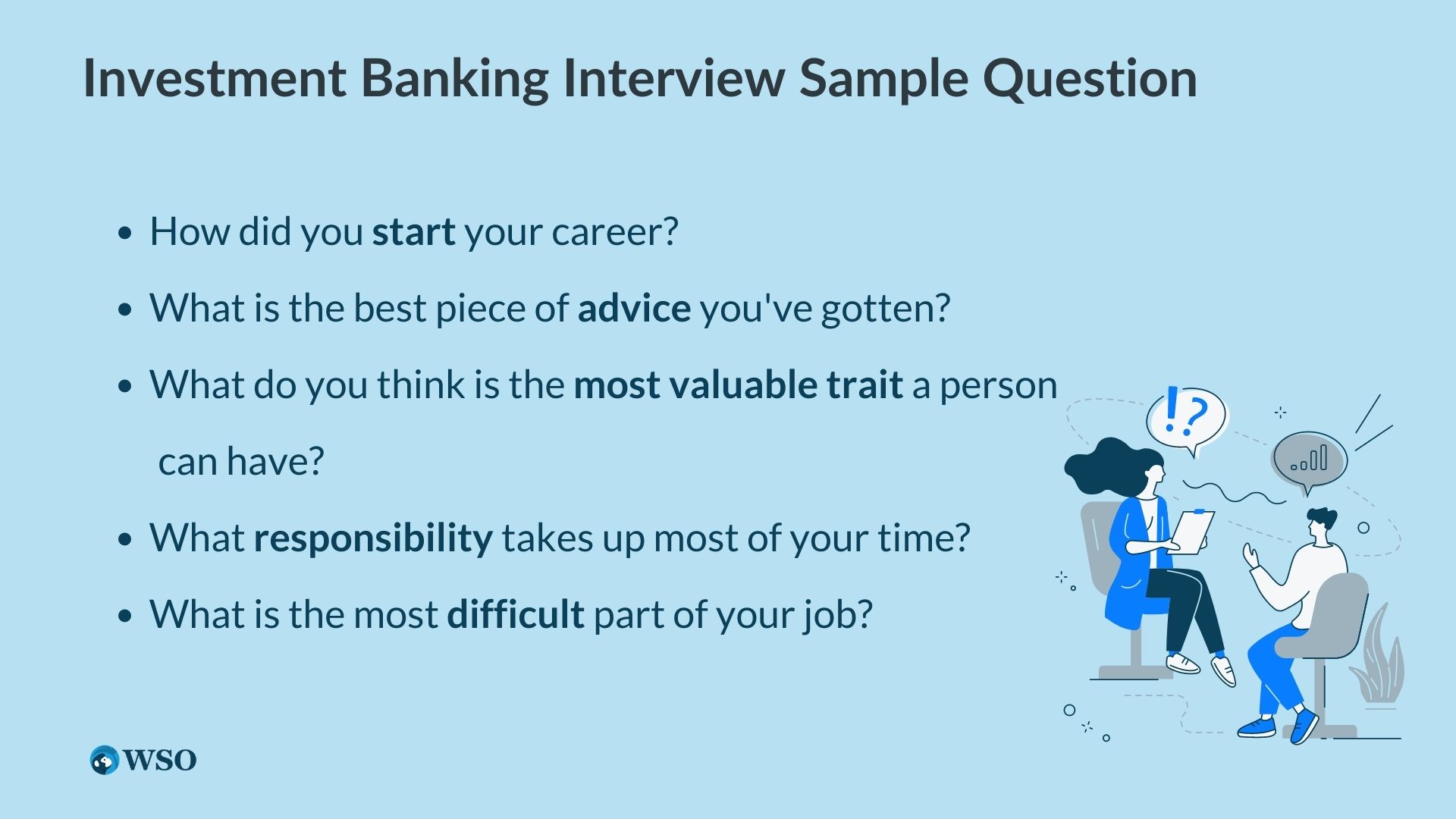 Investment Banking Interview Sample Question